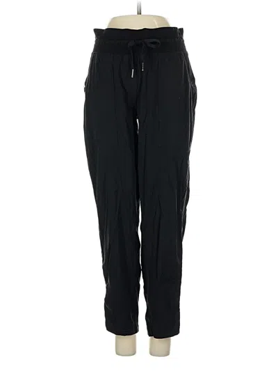 Pre-owned Lululemon Athletica Track Pants In Black