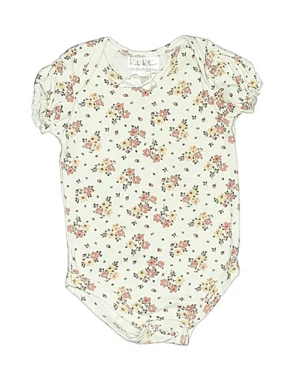Pre-owned Nicole Miller Babies' Short Sleeve Onesie In White