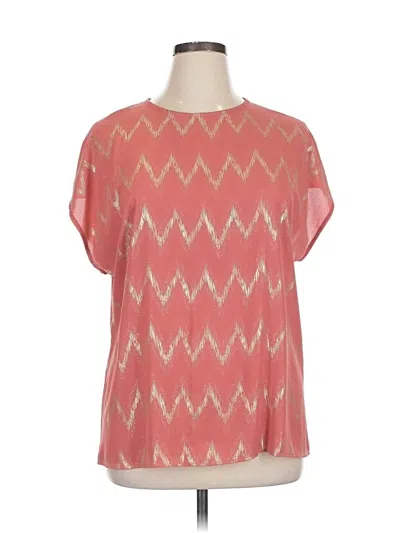 Pre-owned Jaclyn Smith Short Sleeve T-shirt In Pink