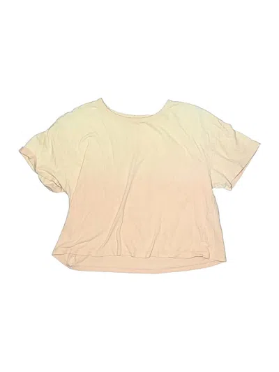 Pre-owned Z Supply Kids' Short Sleeve T-shirt In White