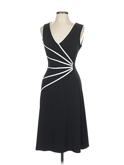 Pre-owned Connected Apparel Cocktail Dress In Black