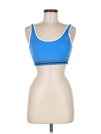 Pre-owned Solid & Striped Sports Bra In Blue