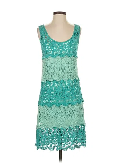 Pre-owned Solitaire Cocktail Dress In Blue