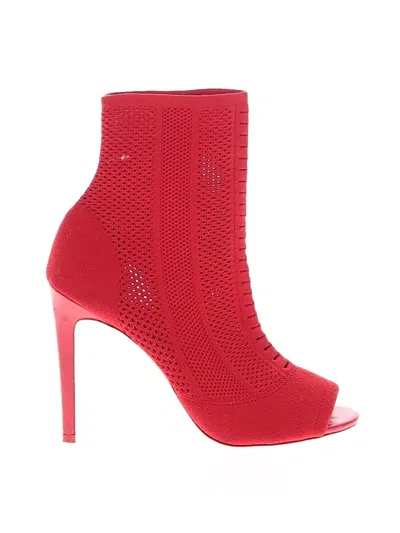 Pre-owned Aldo Heels In Red