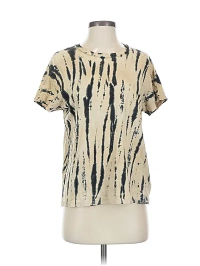 Pre-owned Hanes Short Sleeve T-shirt In White