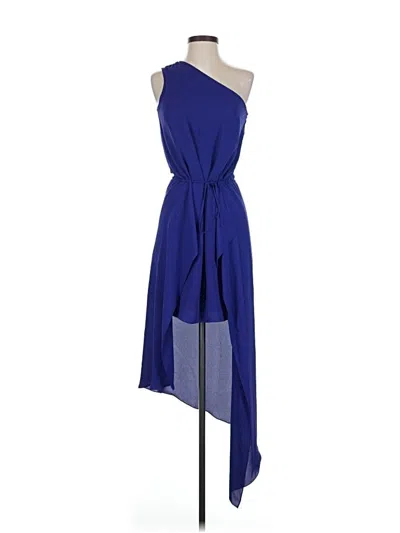 Pre-owned Bcbgmaxazria Cocktail Dress In Blue