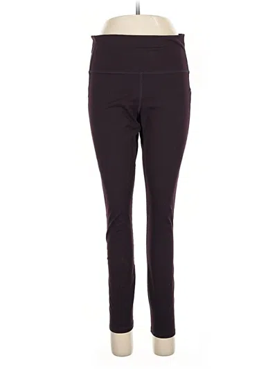 Pre-owned Gap Fit Outlet Active Pants In Burgundy