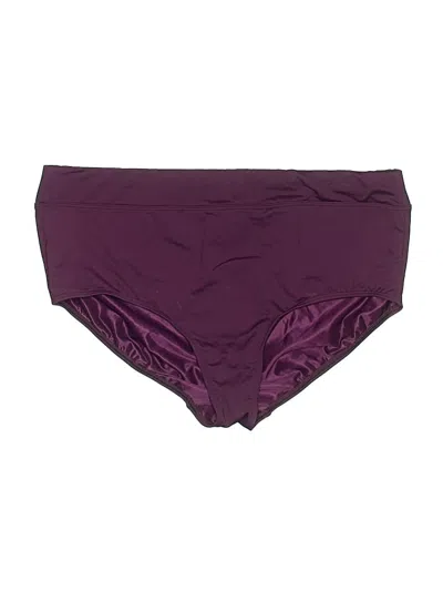 Pre-owned Lands' End Swimsuit Bottoms In Purple