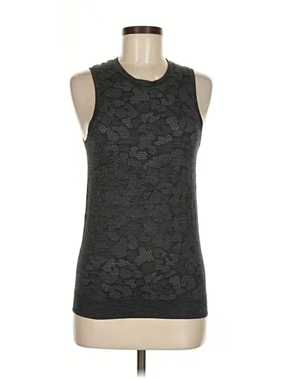 Pre-owned Lululemon Athletica Sleeveless T-shirt In Gray
