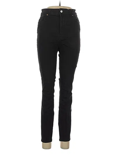 Pre-owned H&m Jeggings In Black