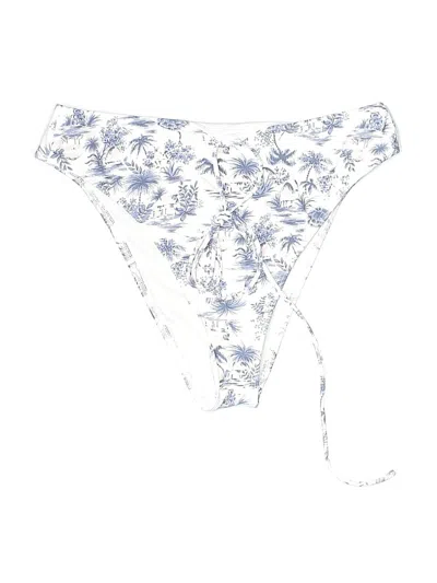 Pre-owned Abercrombie & Fitch Swimsuit Bottoms In White