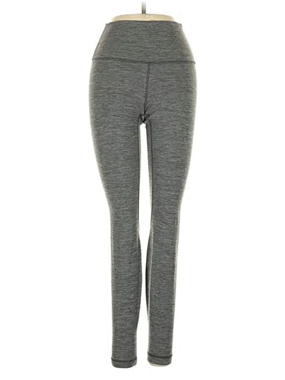 Pre-owned Lululemon Athletica Active Pants In Gray