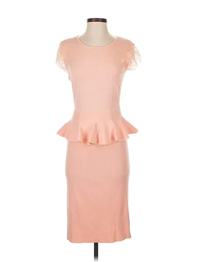 Pre-owned Eva Mendes By New York & Company Cocktail Dress In Pink