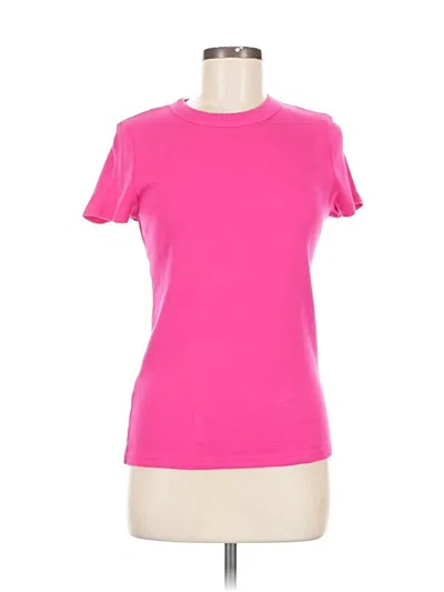 Pre-owned Michael Stars Active T-shirt In Pink