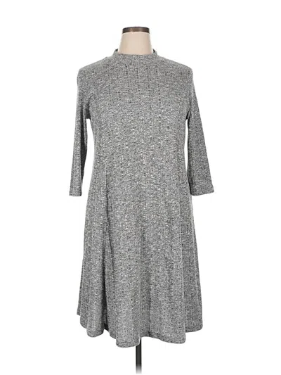 Pre-owned Asos Design Casual Dress In Gray
