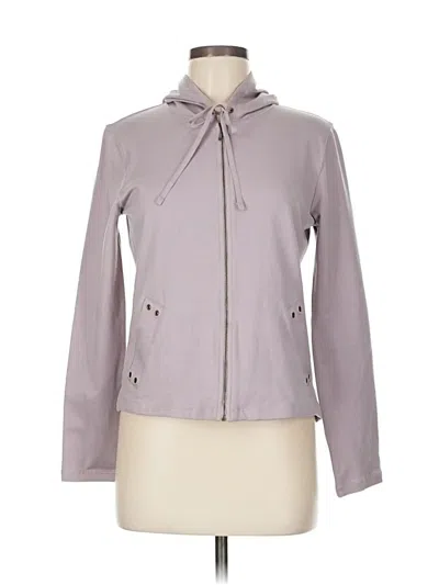 Pre-owned Danskin Cardigan Sweater In Purple