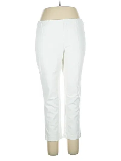 Pre-owned Jjill Casual Pants In White