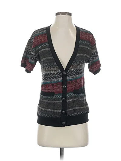 Pre-owned H.i.p. Happening In The Present Cardigan Sweater In Gray