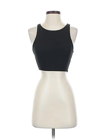 Pre-owned Zara Tank Top Black Halter Neckline Tops