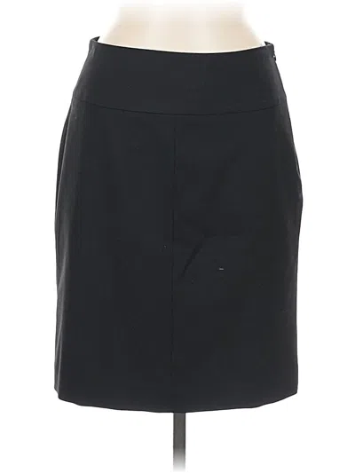 Pre-owned Banana Republic Wool Skirt In Black