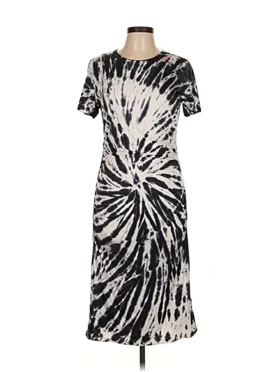 Pre-owned Dkny Sport Casual Dress In Gray