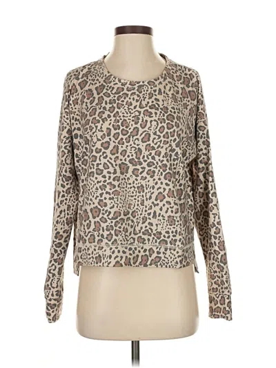 Pre-owned Pj Salvage Long Sleeve T-shirt In White