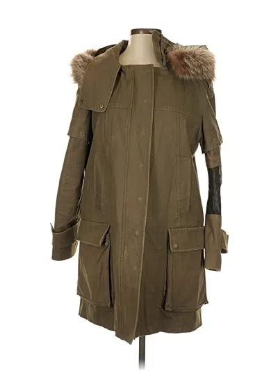 Pre-owned Cynthia Steffe Coat In Green