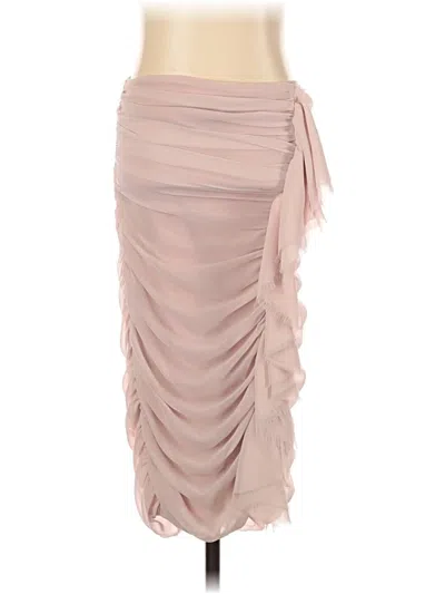 Pre-owned Express Formal Skirt In Pink