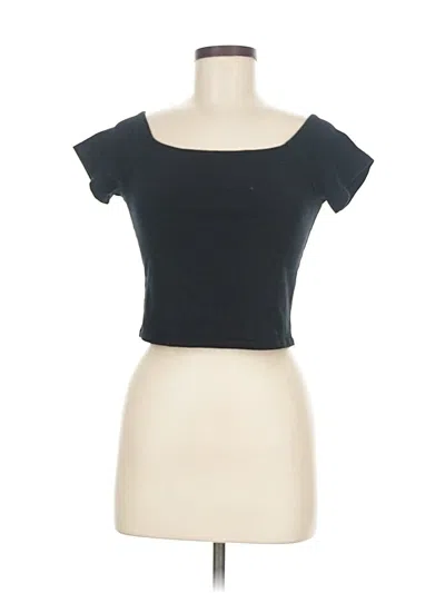 Pre-owned Ambiance Apparel Short Sleeve T-shirt In Black