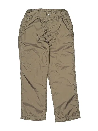 Pre-owned Crewcuts Kids' Casual Pants In Brown