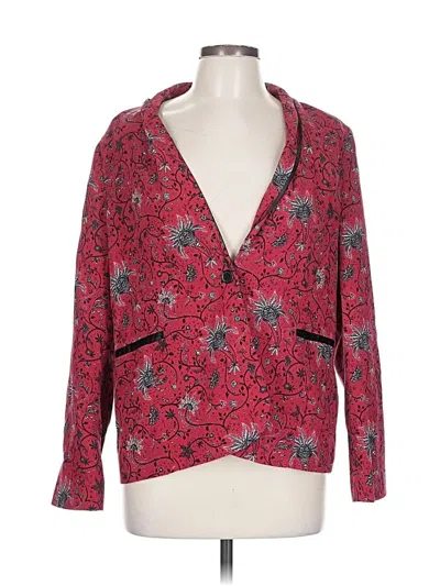 Pre-owned Berenice Blazer Jacket In Red