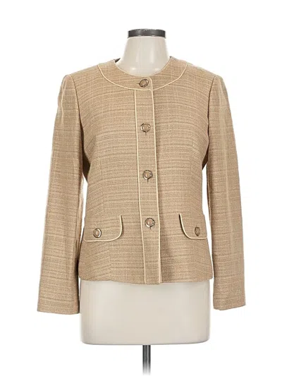 Pre-owned Kasper Blazer Jacket In Brown