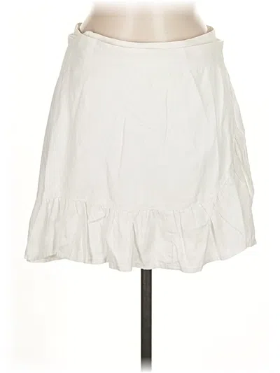 Pre-owned Aerie Casual Skirt In White
