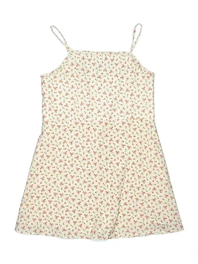 Pre-owned Zara Kids' Dress In White