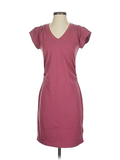Pre-owned Athleta Casual Dress In Burgundy