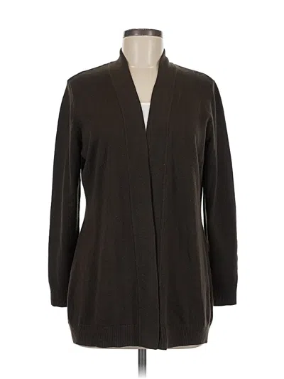 Pre-owned Jm Collection Cardigan Sweater In Brown
