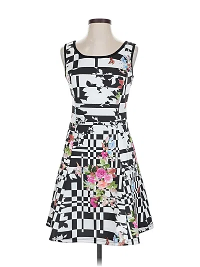 Pre-owned Neiman Marcus Cocktail Dress In White