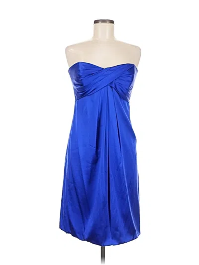 Pre-owned Nicole Miller Collection Cocktail Dress In Blue