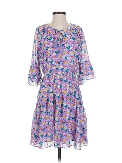 Pre-owned Skies Are Blue Casual Dress In Purple