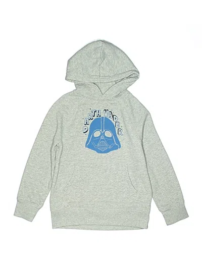 Pre-owned Star Wars Kids' Pullover Hoodie In Gray