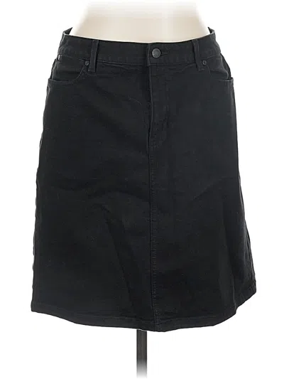 Pre-owned Talbots Casual Skirt In Black
