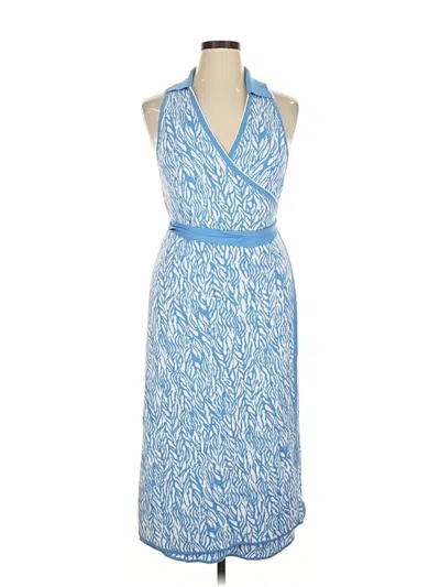 Pre-owned Diane Von Furstenburg For Target Cocktail Dress In Blue