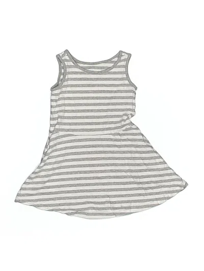 Pre-owned Primary Clothing Kids' Dress In Gray