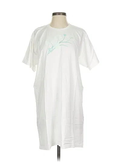 Pre-owned Assorted Brands Casual Dress In White