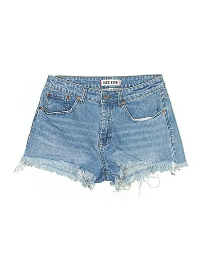 Pre-owned Disclosure Denim Shorts In Blue