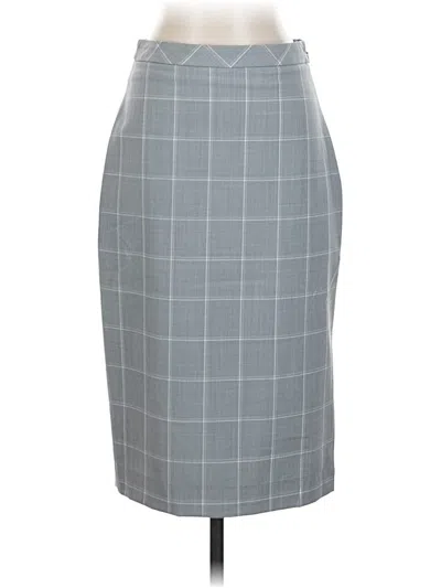 Pre-owned Banana Republic Wool Skirt In Gray