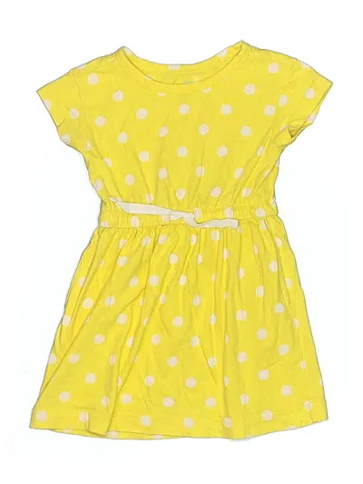 Pre-owned Primary Clothing Kids' Dress In Yellow