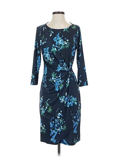 Pre-owned T Tahari Cocktail Dress In Blue