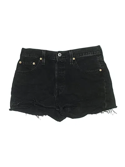 Pre-owned Levi's Denim Shorts In Black