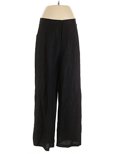 Pre-owned Lioness Linen Pants In Black